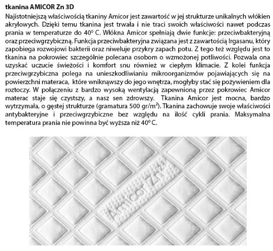 Specyfikacja tkaniny ZN 3D