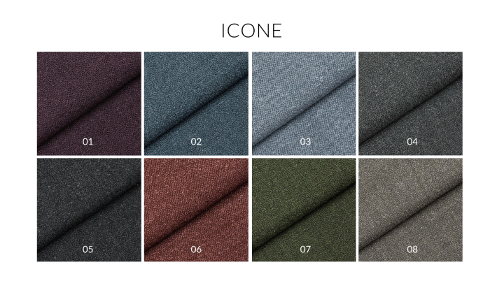 Łożko Vannes - tkanina boucle