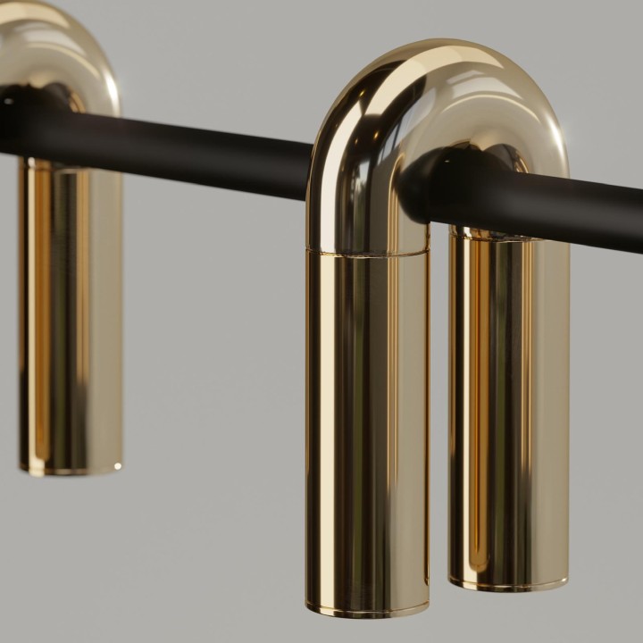 Lampa Faith Longue Gold