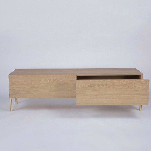 Komoda dębowa w naturalnym kolorze Laval