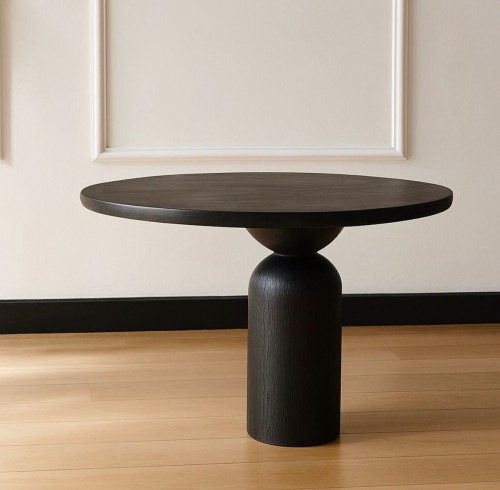 Stolik dębowy czarny Ombre I